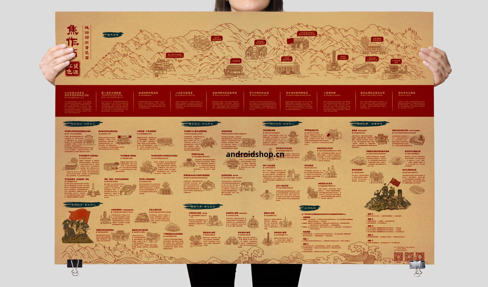 焦作市紅色資源旅(lv)遊(you)訪(fang)問導(dao)覽(lan)圖(tu)