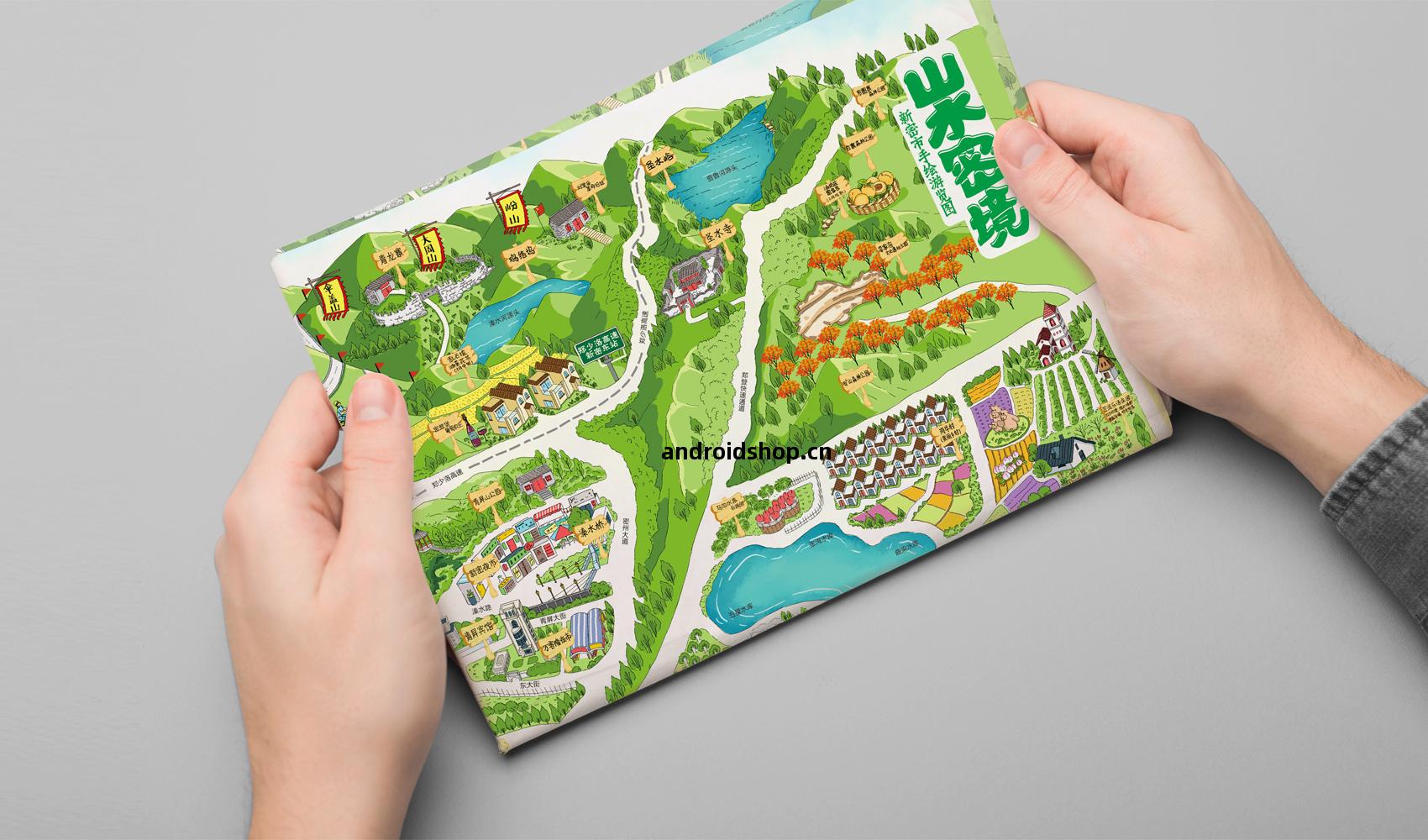 新(xin)密(mi)市(shi)手繪遊覽圖(tu)