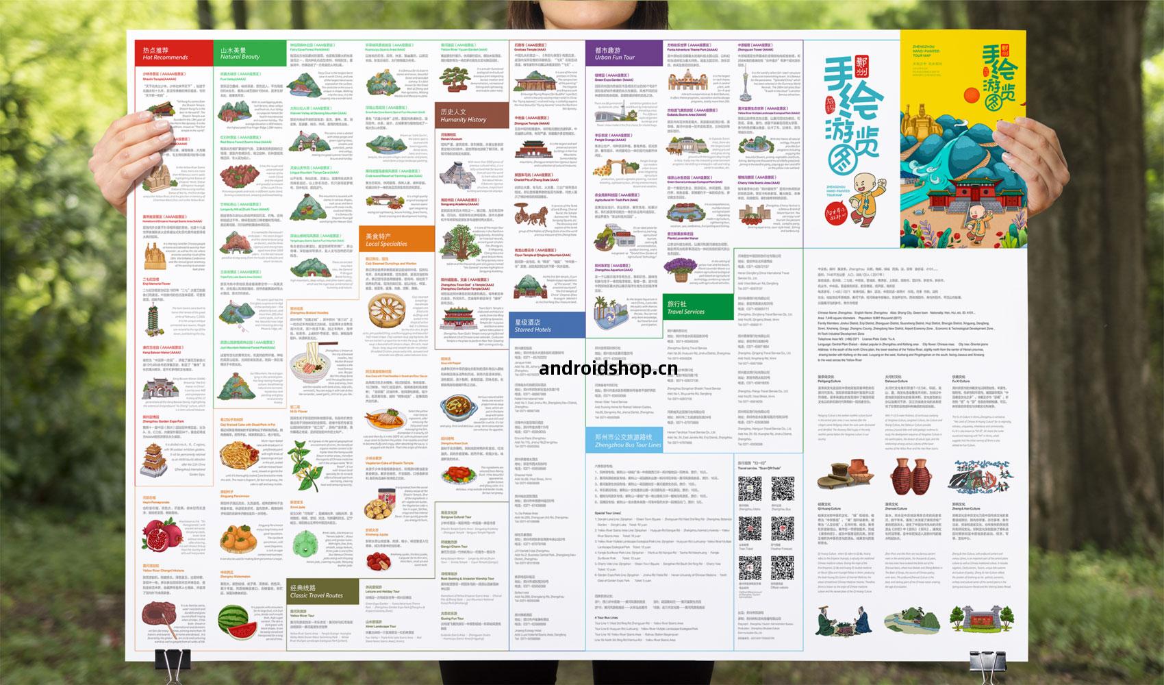 鄭州手(shou)繪(hui)遊覽圖(tu)