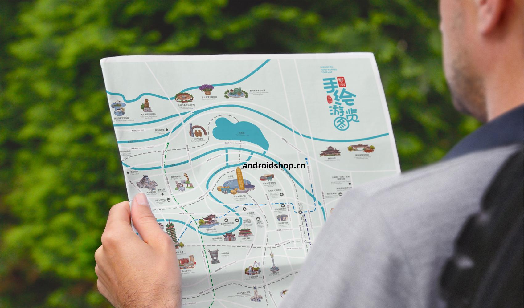 鄭州手(shou)繪(hui)遊覽圖(tu)