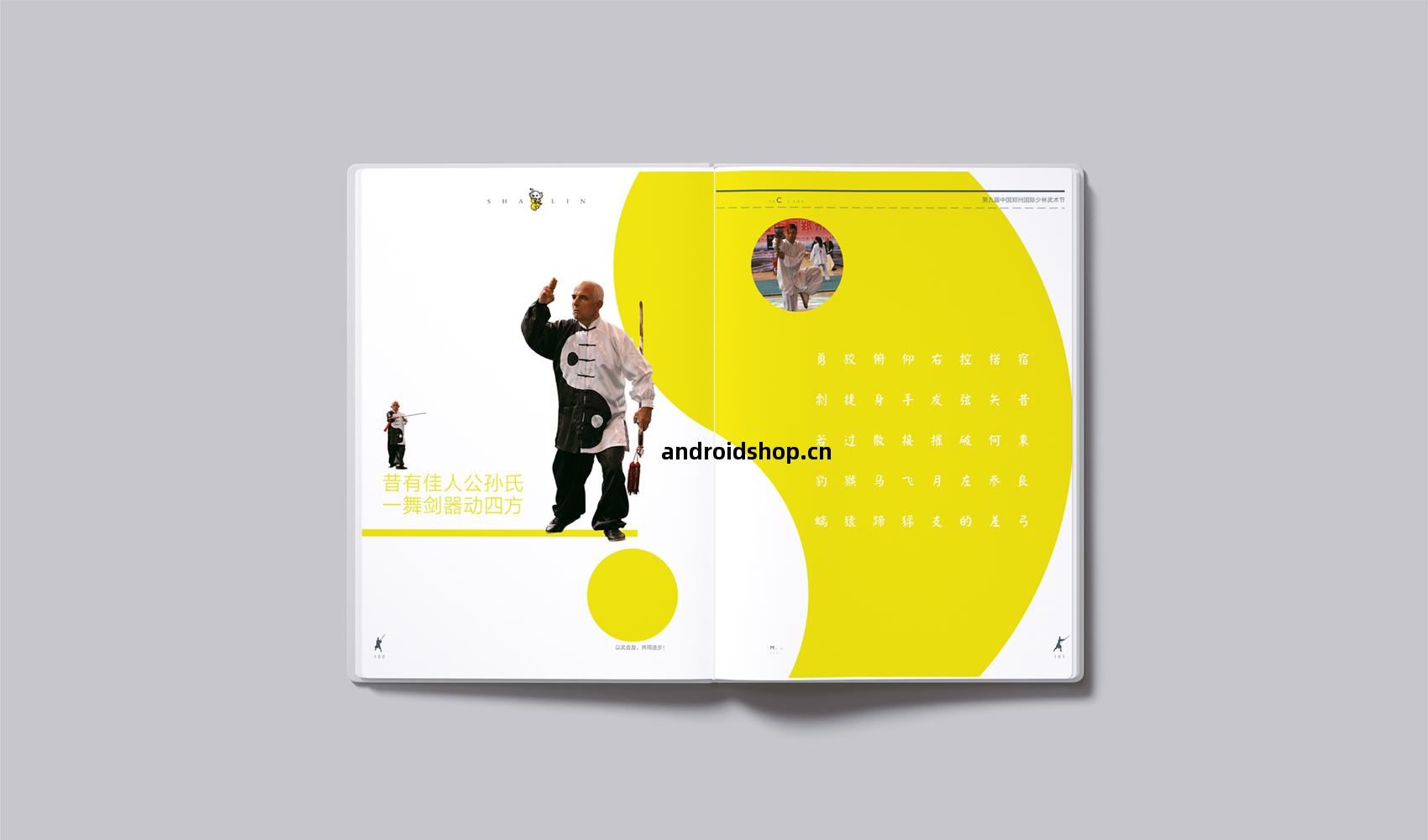 《鄭州(zhou)國際少林(lin)武術節》畫冊設計(ji)