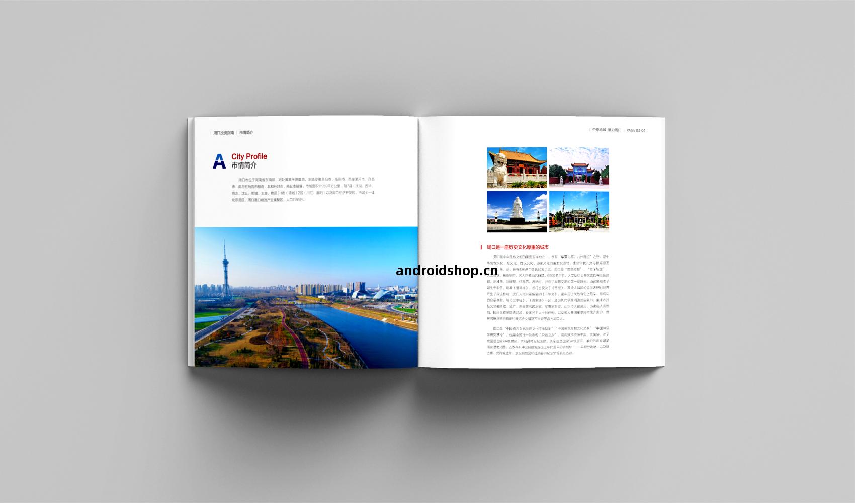 中原港(gang)城 魅(mei)力(li)周口(kou)畫(hua)冊(ce)設(she)計(ji)