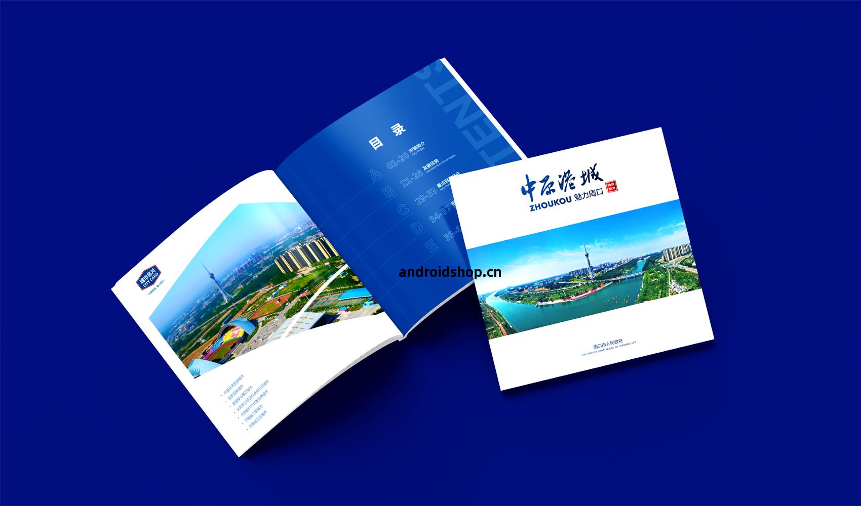 中原港(gang)城 魅(mei)力(li)周口(kou)畫(hua)冊(ce)設(she)計(ji)