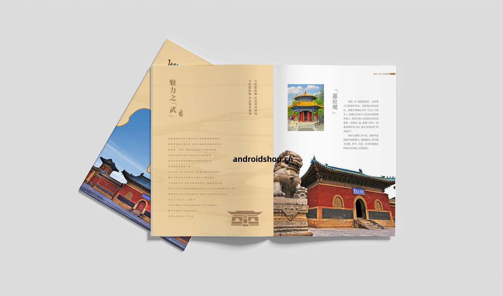 《武陟(zhi)旅遊》畫(hua)冊(ce)設計(ji)