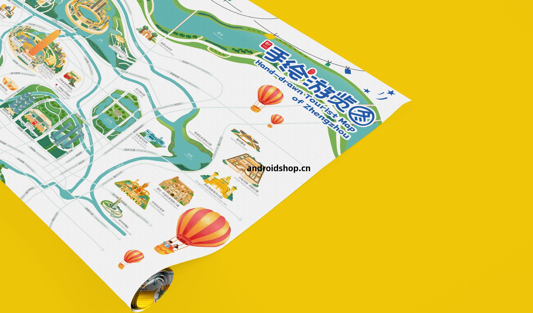 鄭州(zhou)手(shou)繪遊(you)覽圖(tu)