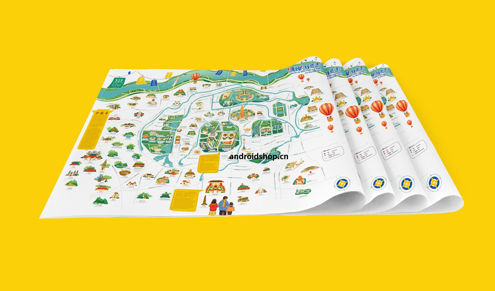 鄭州(zhou)手(shou)繪遊(you)覽圖(tu)